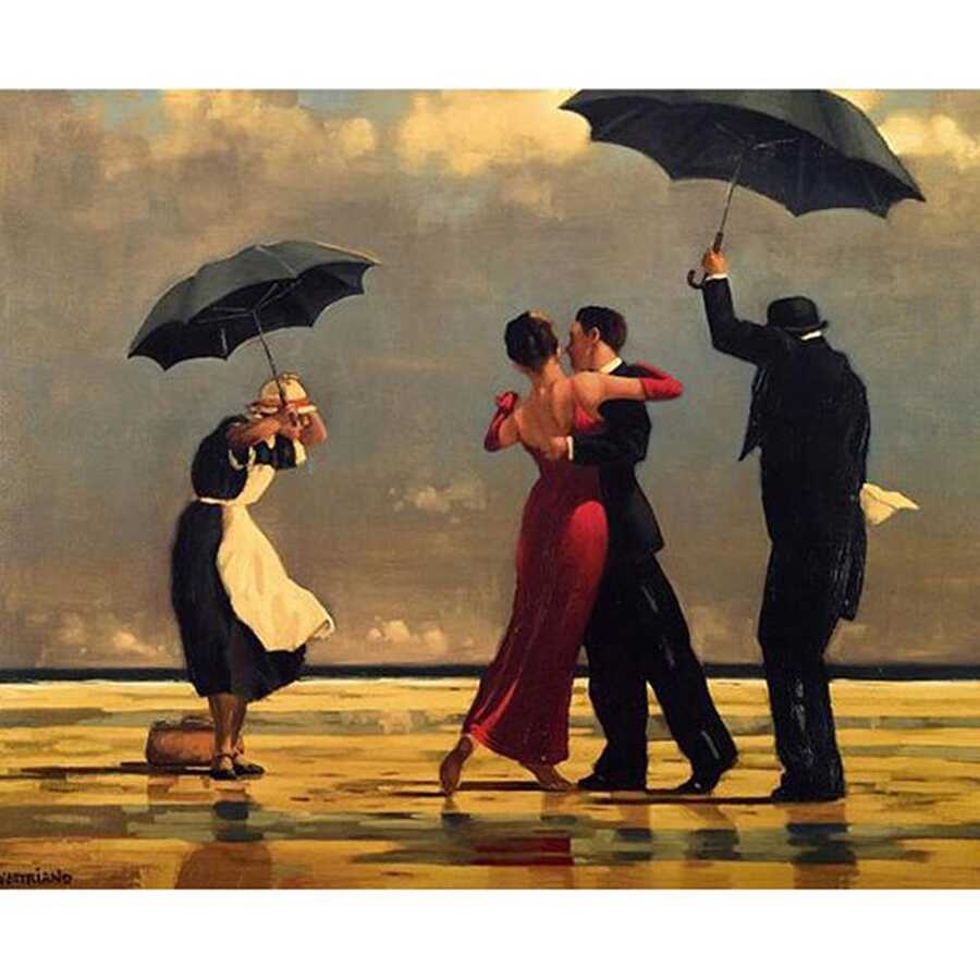 Romantik Dans Sayılarla Boyama Seti