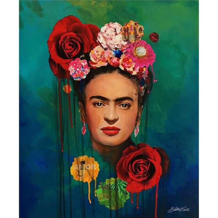 Frida Kahlo Sayılarla Boyama Seti