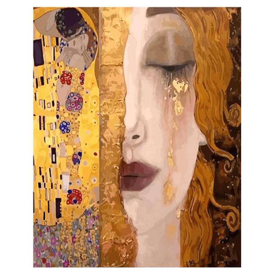 Gustav Klimt İki Eser Sayılarla Boyama Seti