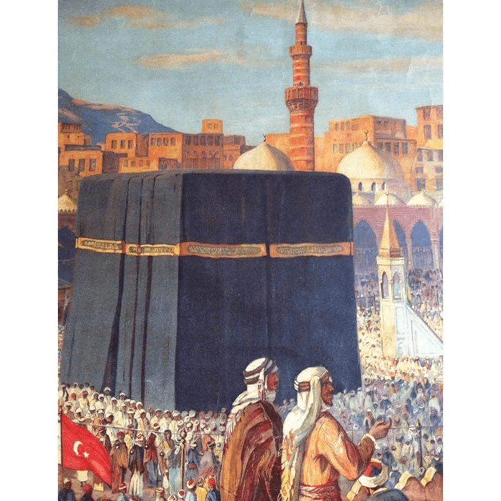 Osmanlı Dönemi Kabe Sayılarla Boyama Seti