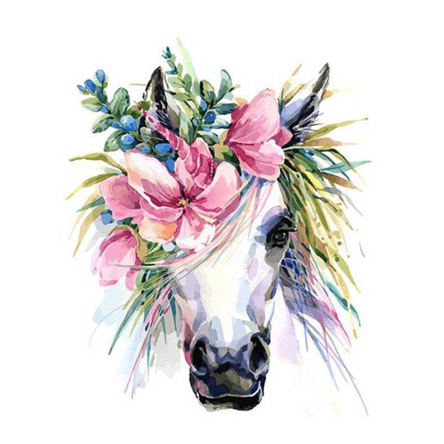 Unicorn Sayılarla Boyama Seti