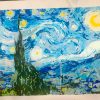 Van Gogh Yıldızlı Geceler Sayılarla Boyama Seti