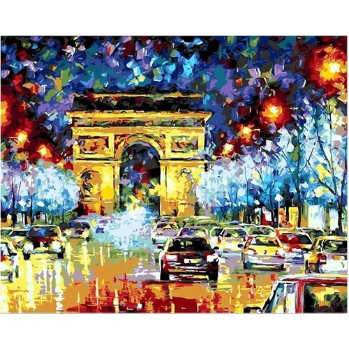 Paris Zafer Takı Sayılarla Boyama Seti