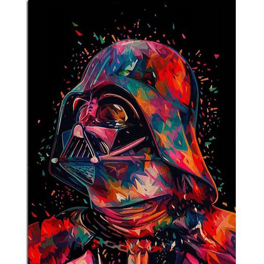Starwars Darth Vader Sayılarla Boyama Seti