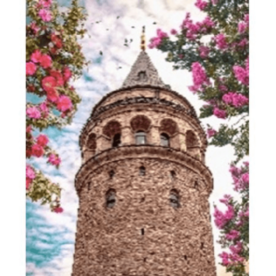 Bahar da Galata Sayılarla Boyama Seti
