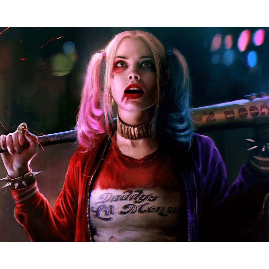 Harley Quinn Daddy Sayılarla Boyama Seti