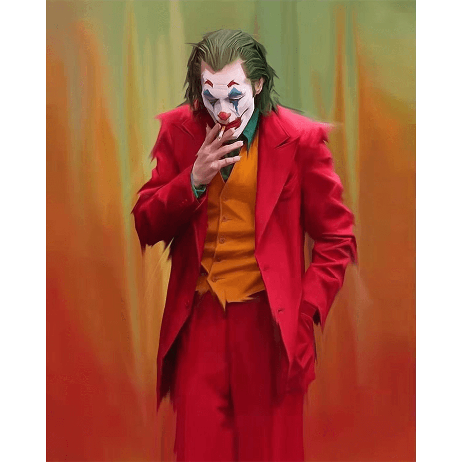 Kırmızı Ceketli Joker Sayılarla Boyama Seti