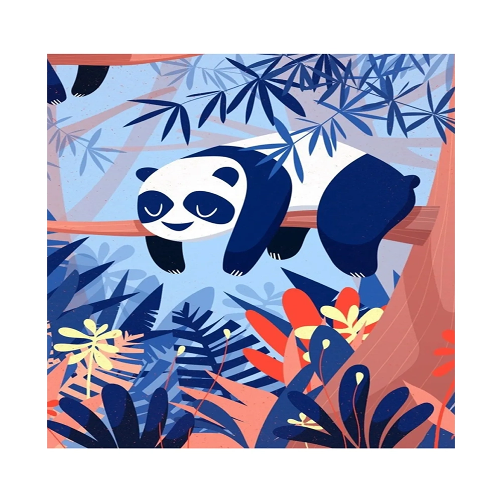 Parla Uyuyan Panda Sayılarla Boyama Seti