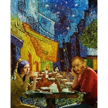 İnci Küpeli Kız Ve Van Gogh Sayılarla Boyama Seti