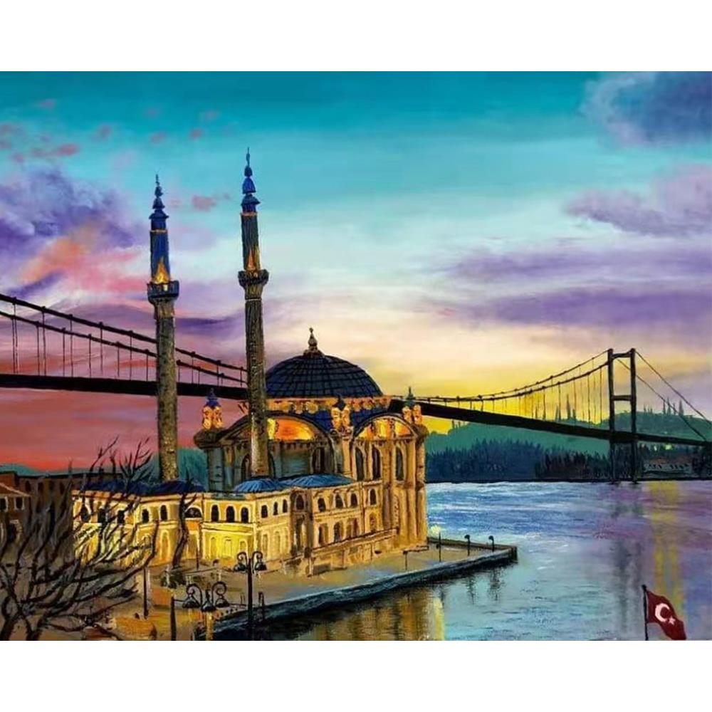 İstanbul Ortaköy Sayılarla Boyama Seti
