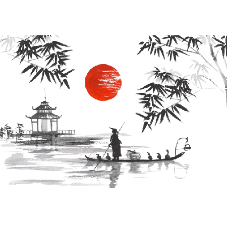 Japon Günlüğü Sayılarla Boyama Seti