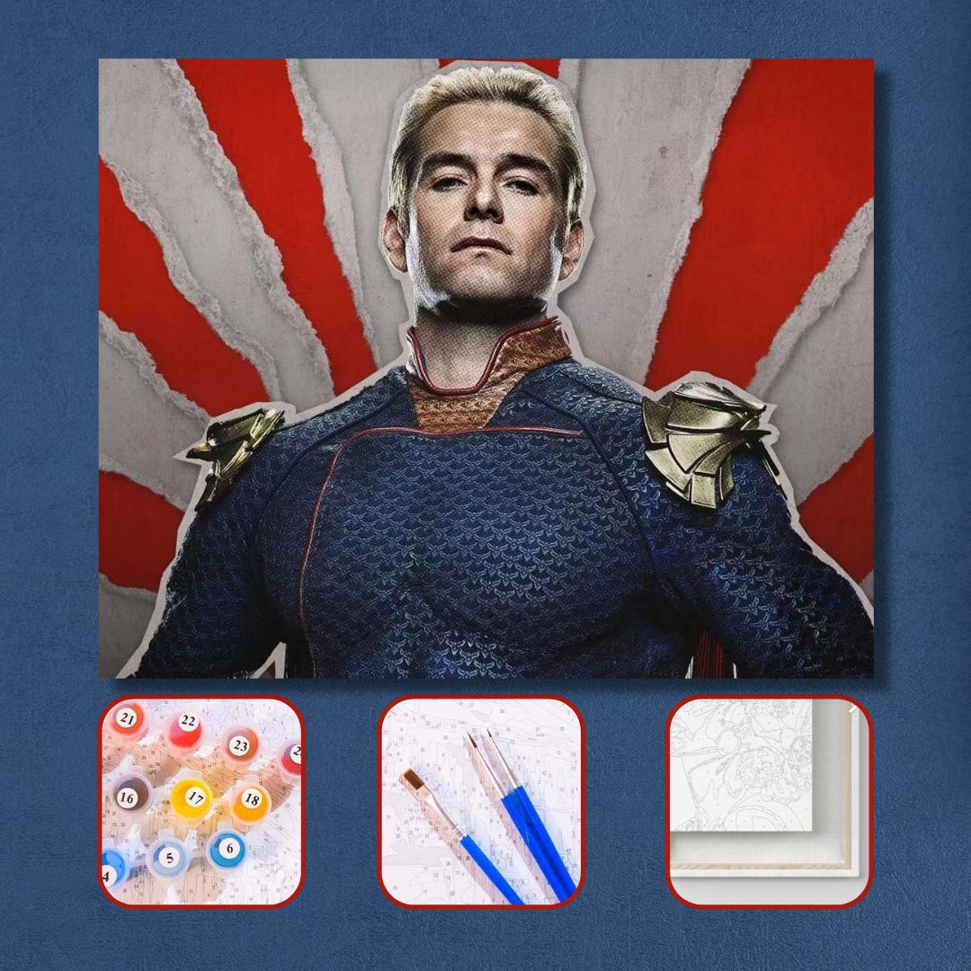 The Homelander Sayılarla Boyama Seti