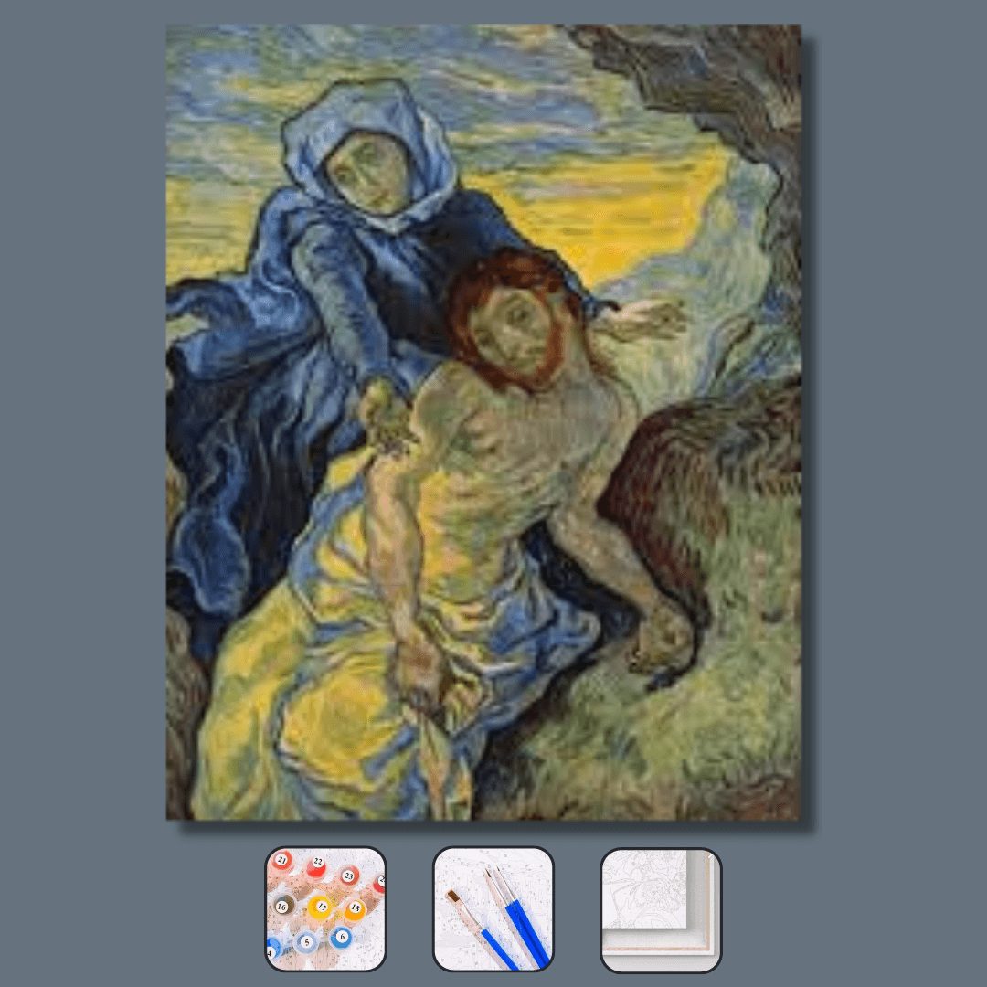 Van Gogh Pieta Sayılarla Boyama Seti