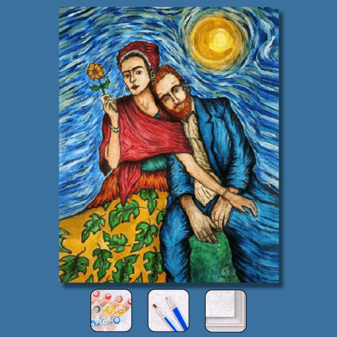Frida Ve Van Gogh Sayılarla Boyama Seti
