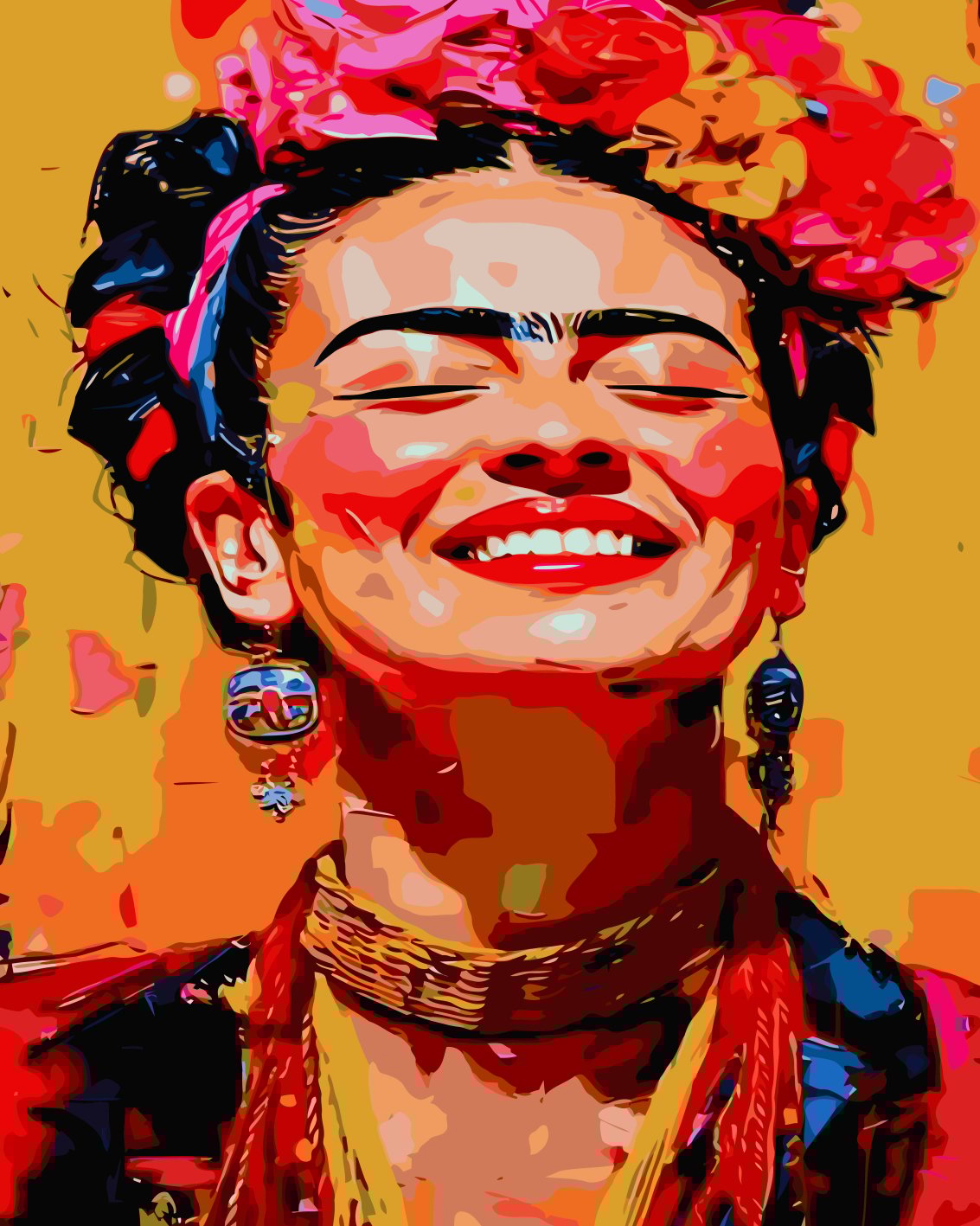 Mutlu Frida  Sayılarla Boyama Seti