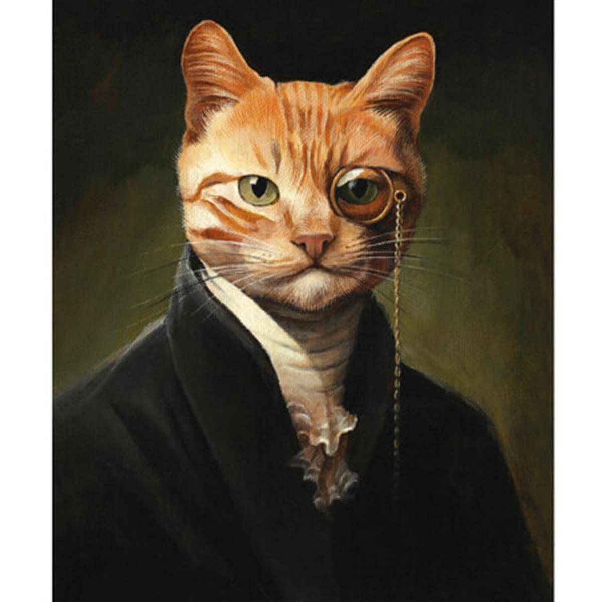Kedinin AsilliğiSayılarla Boyama Seti 40x50cm