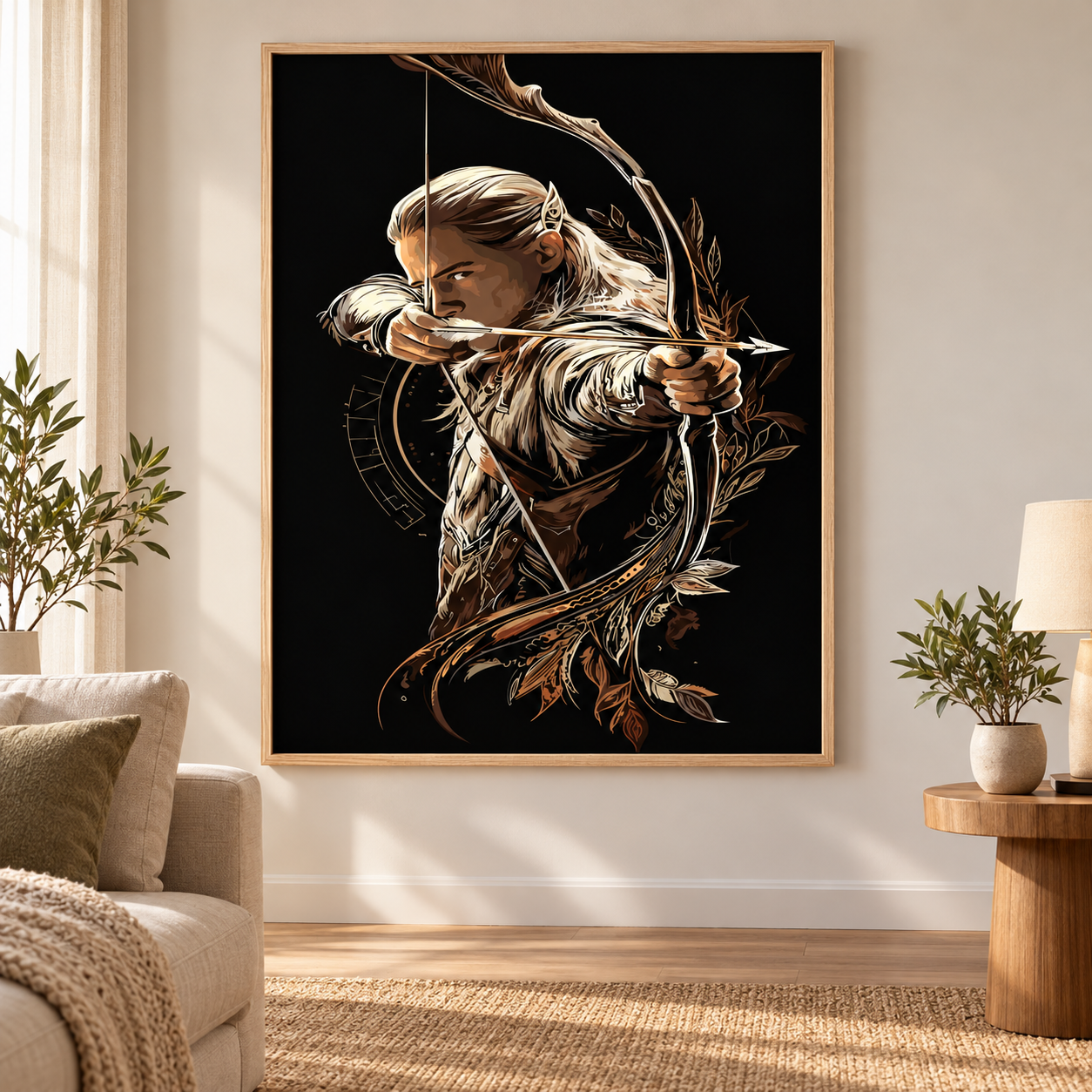 Elf Okçusu Legolas Sayılarla Boyama Seti - Görsel 3